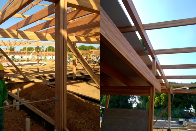 para madeira construção estruturas especiais estruturais